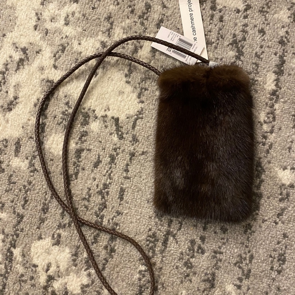 Brown cross body bag